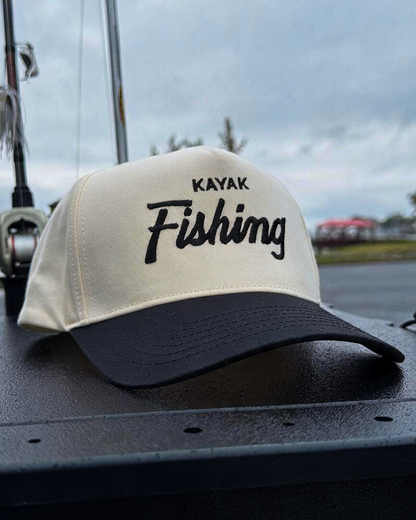 KAYAK FISHING NATURAL/BLACK HAT