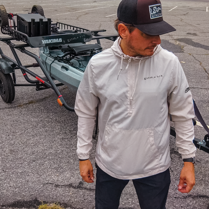 K,orD. PULLOVER HOODED WINDBREAKER