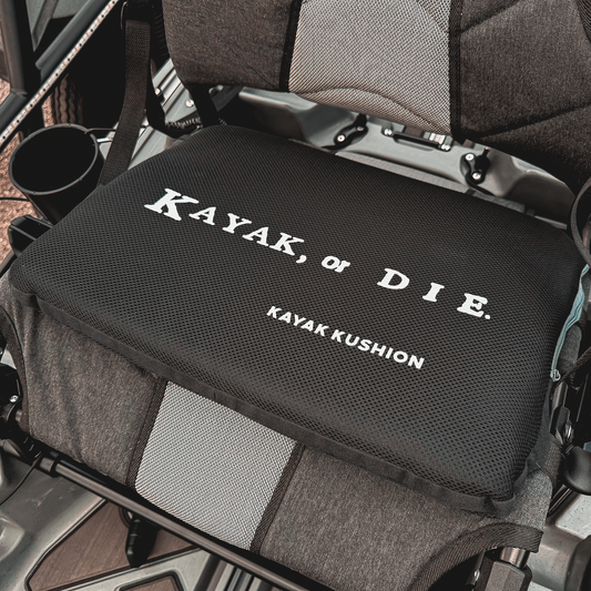 Square Kushion | Kayak or Die