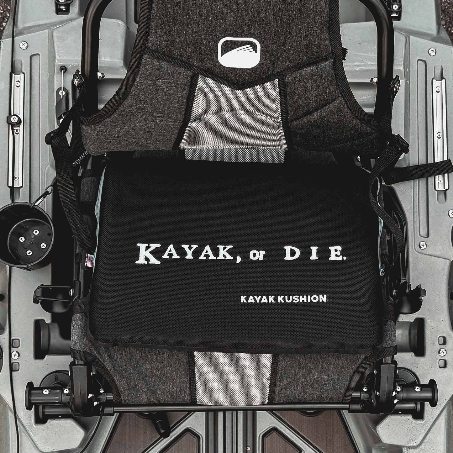 Square Kushion | Kayak or Die
